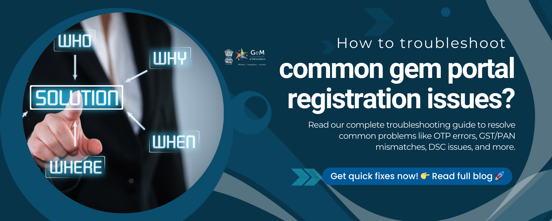 How to troubleshoot common gem portal registration issues?